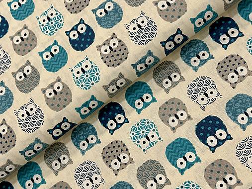 100% BAVLNA STOF FRANCÚZSKO / SOVIČKY