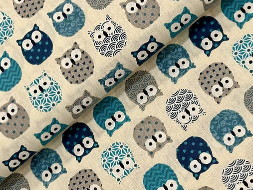 100% BAVLNA STOF FRANCÚZSKO / SOVIČKY