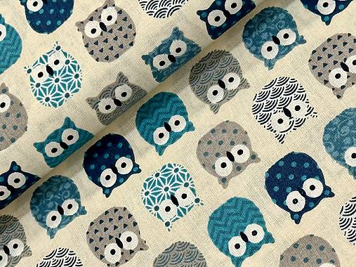 100% BAVLNA STOF FRANCÚZSKO / SOVIČKY