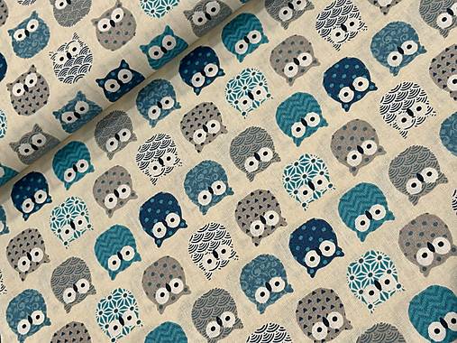 100% BAVLNA STOF FRANCÚZSKO / SOVIČKY