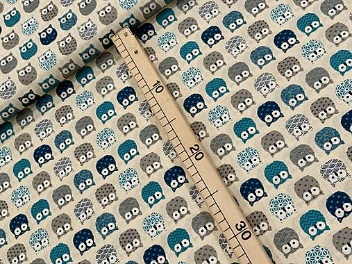 100% BAVLNA STOF FRANCÚZSKO / SOVIČKY