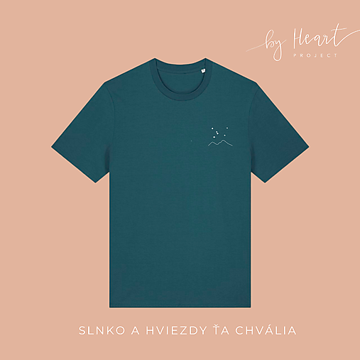 SLNKO A HVIEZDY ŤA CHVÁLIA (hviezdy) - unisex tričko