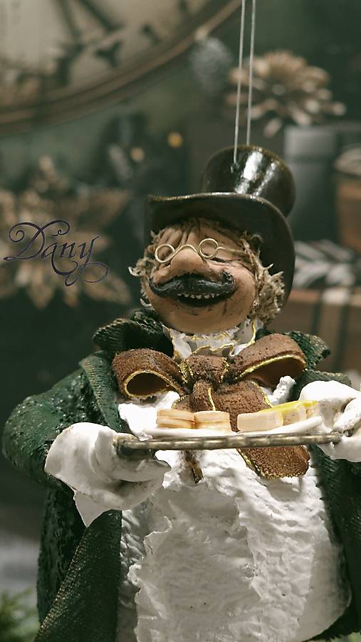 Dekorácie - ~Pán Elegán ~ V ČIŽMIČKÁCH~ - 18045671_