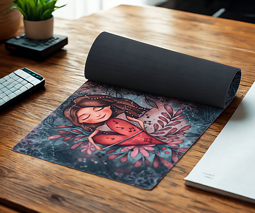 Dekorácie - Podložka pod myš a klávesnicu Zo srdca - 18046841_