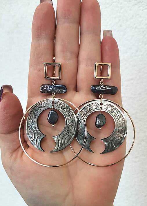 Náušnice - Geometria 2 - 18048300_