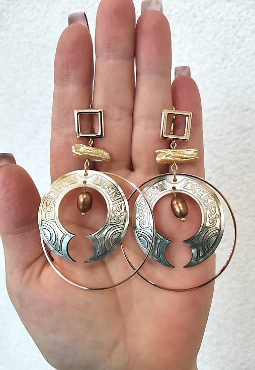 Náušnice - Náušnice GEOMETRIA 3 - 18048320_