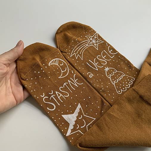 Maľované ponožky SKLADOM veľkosť 39-42 presne ako na fotke