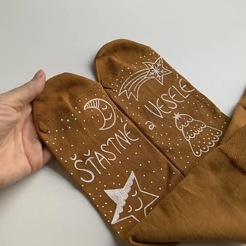 Maľované ponožky SKLADOM veľkosť 39-42 presne ako na fotke