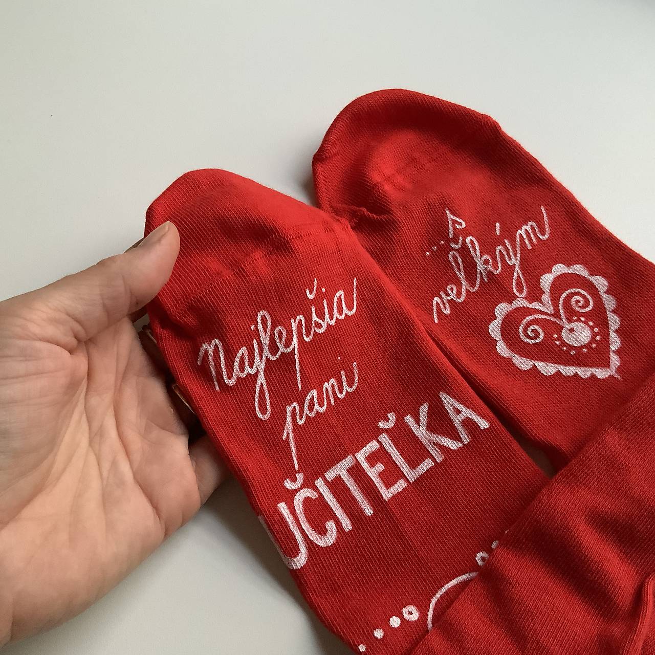 Maľované ponožky SKLADOM veľkosť 39-42 presne ako na fotke