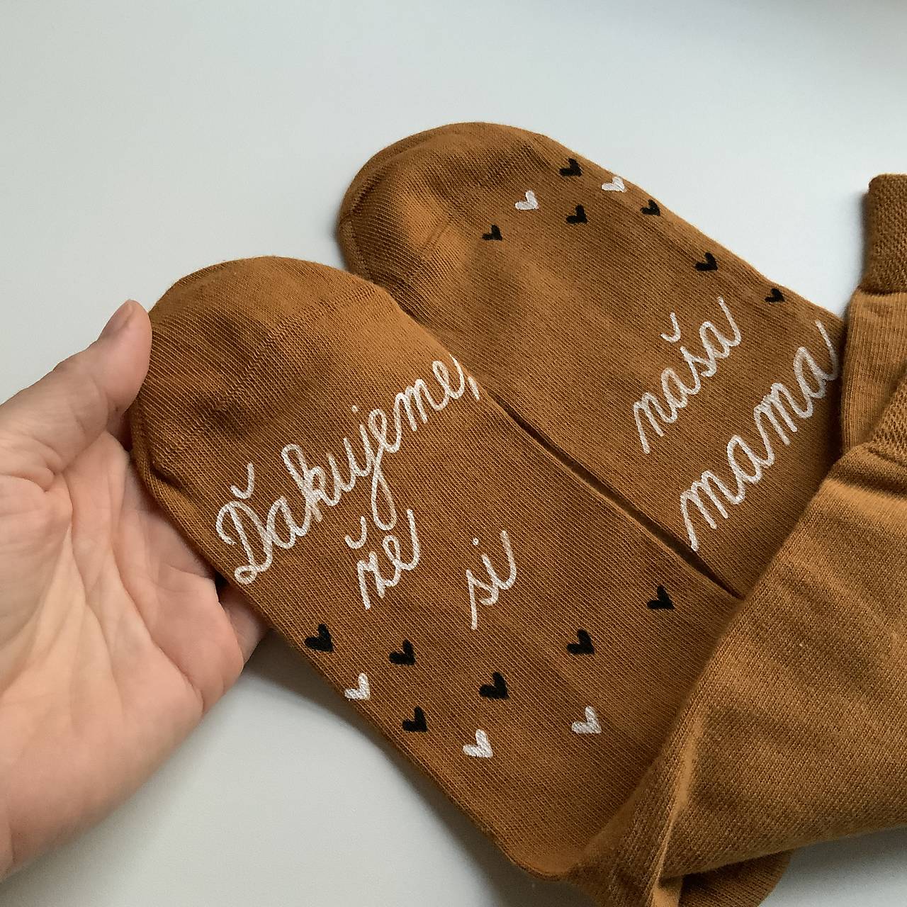 Maľované ponožky SKLADOM veľkosť 39-42 presne ako na fotke