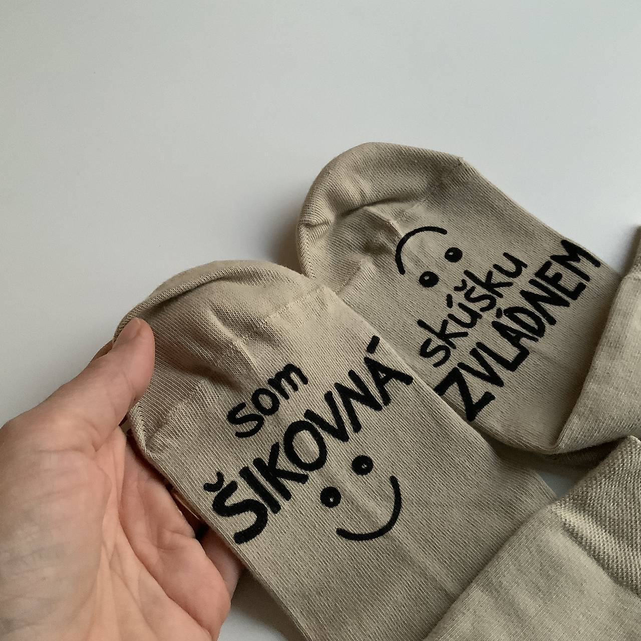 Maľované ponožky SKLADOM veľkosť 35-37 presne ako na fotke