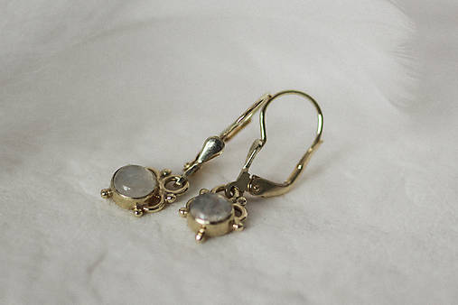 Zlaté náušnice - I am (Moon)