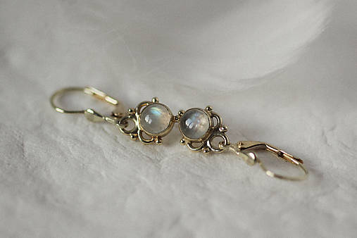 Zlaté náušnice - I am (Moon)