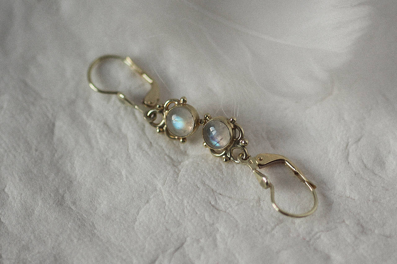 Zlaté náušnice - I am (Moon)