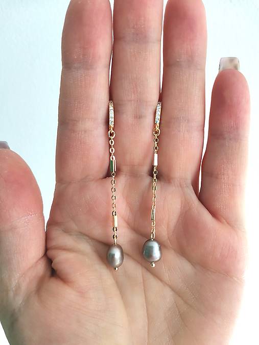 Náušnice - Náušnice perla 3 - 18048402_