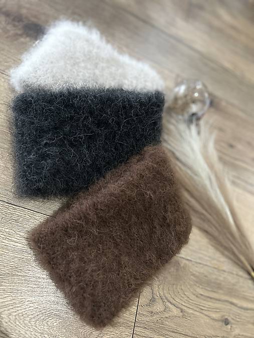 Čiapky, čelenky, klobúky - Chlpatá čelenka - 18049765_