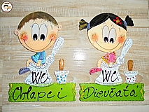 Tabuľky - Menovka na dvere - WC - 18049835_