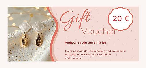 Darčekové poukážky - Darčeková poukážka - 18050011_