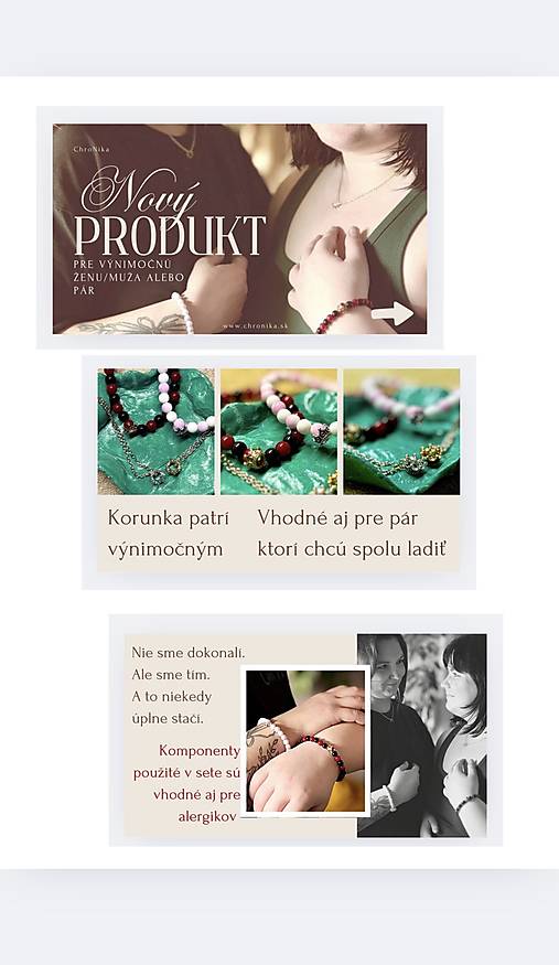 Náramky vyrábané s artritídou a s láskou