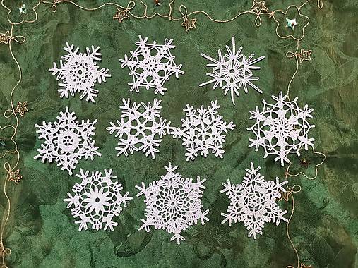 Dekorácie - *** háčkované vianočné ozdoby *** 10 ks*** - 18051392_