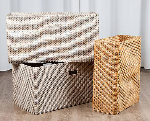 Úložné priestory & Organizácia - Úložné boxy - sada 3 ks - 18051427_