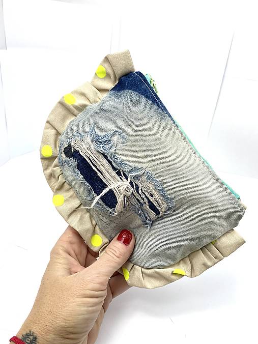 Kosmetická taštička denim