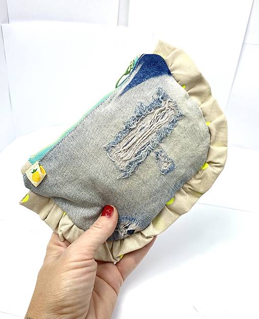 Kosmetická taštička denim