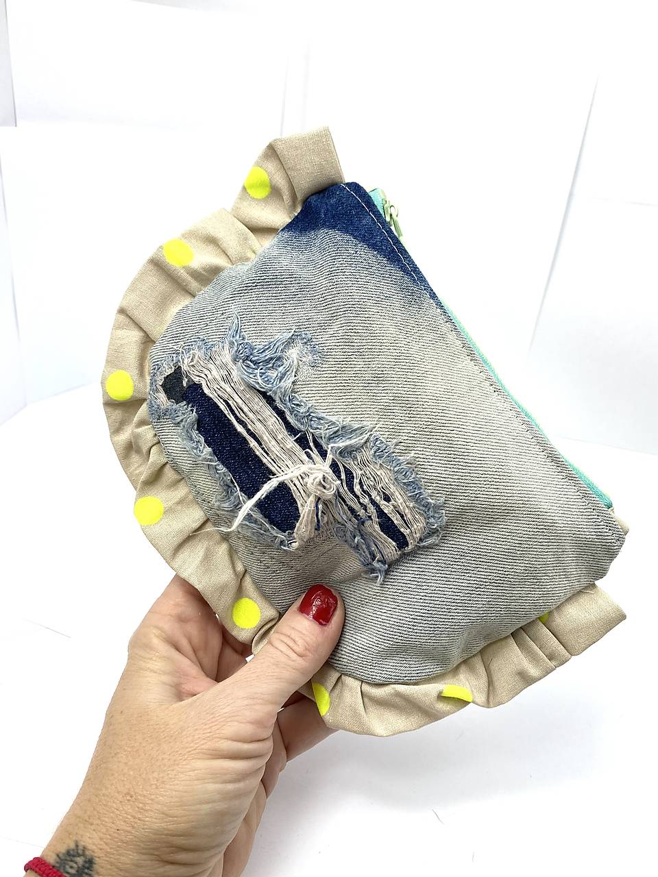 Kosmetická taštička denim