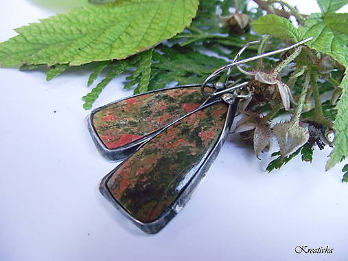 Náušnice - V pralese.....(unakit) - 18053573_