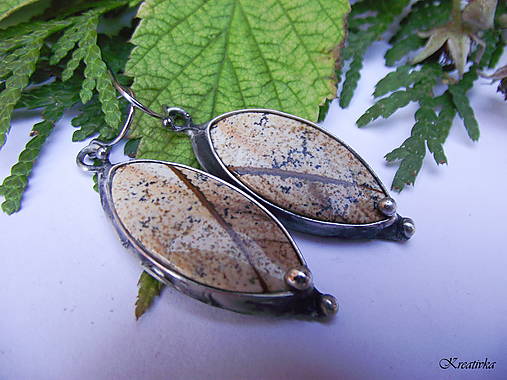Náušnice - Púštny príbeh....(picture jasper-jaspis) - 18053713_