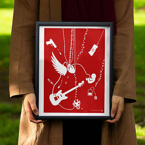 Grafika - NIRVANA originálny poster, obraz - 18053644_