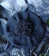 Čiapky, čelenky, klobúky - Baretka s brmbolcom  - 18054504_