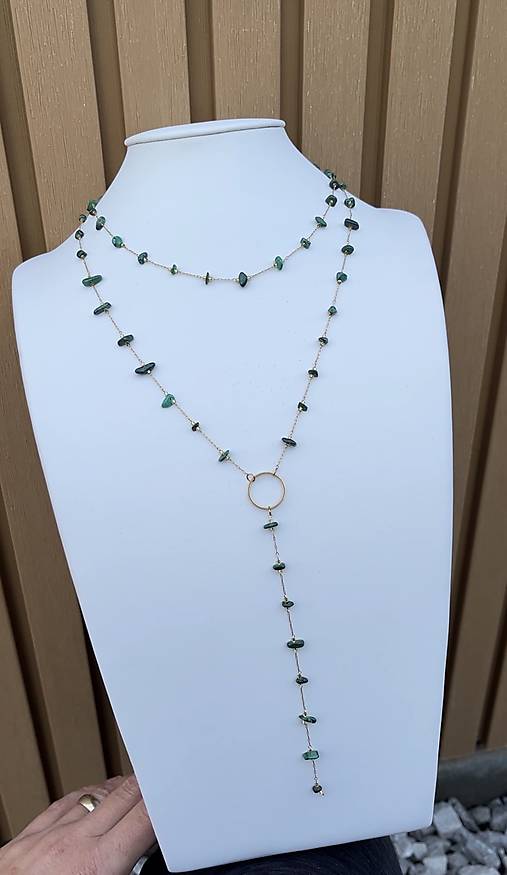 Náhrdelník malachit