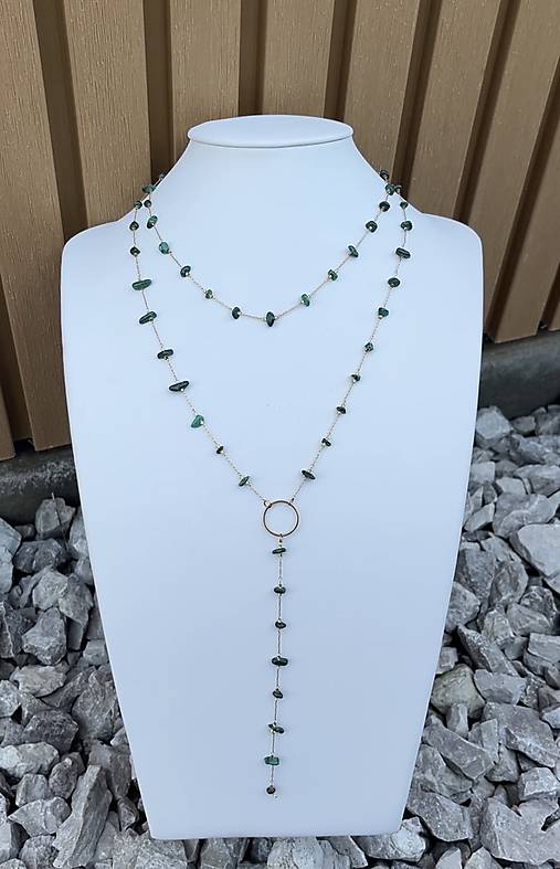 Náhrdelník malachit