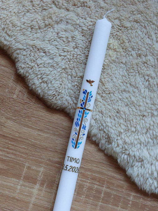 Sviečky - sviečka na krst/1. sväté prijímanie Raoul - 18057122_