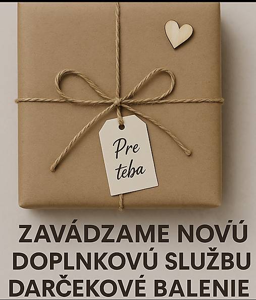 Obalový materiál - Darčekové balenie“ (doplnková služba) (Recyklovaných papier) - 18057364_
