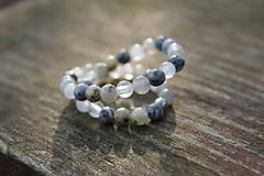 Náramky - Labradorit_Krištáľ_Jaspis - 18056396_