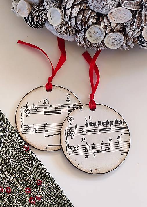 Dekorácie - Hudobné /sada - 18056697_