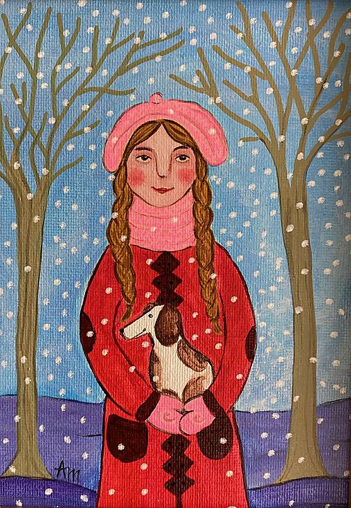 Obrazy - Obraz "Moja najlepšia priateľka" - 18056496_