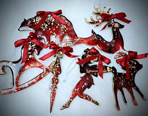 Vianočné ozdoby mix - set 6 kusov