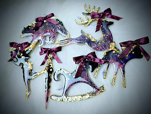 Vianočné ozdoby mix - set 6 kusov