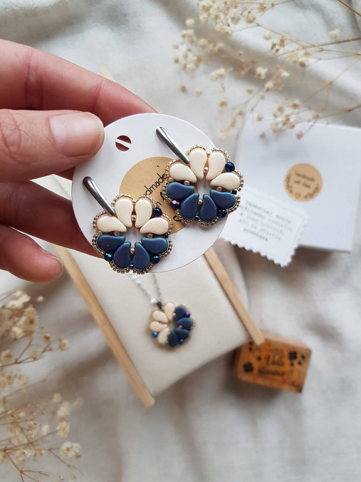 Korálkový set 4lístkové šťastie