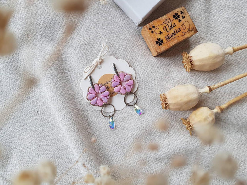 Náušnice 4lístkové šťastie