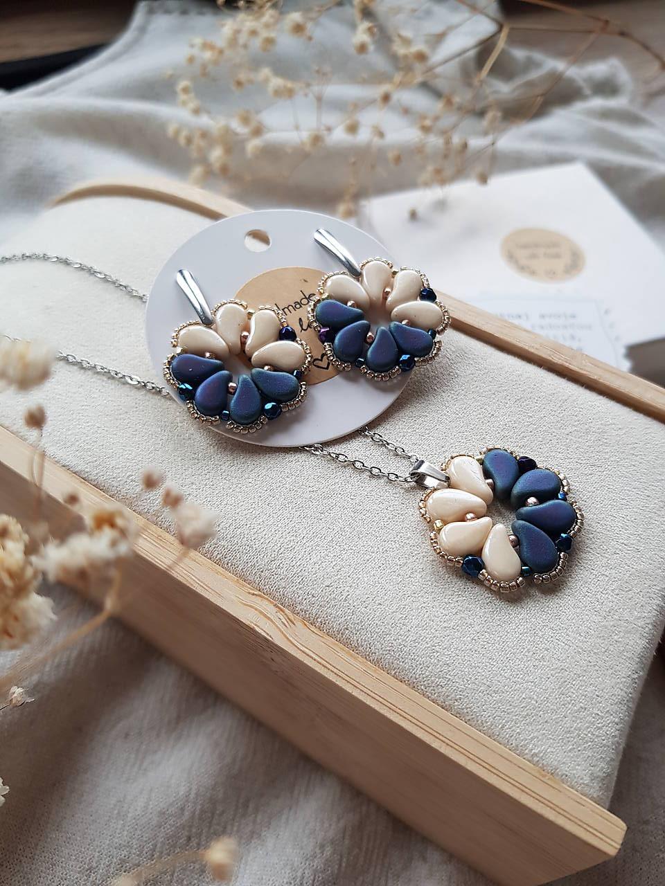 Korálkový set 4lístkové šťastie