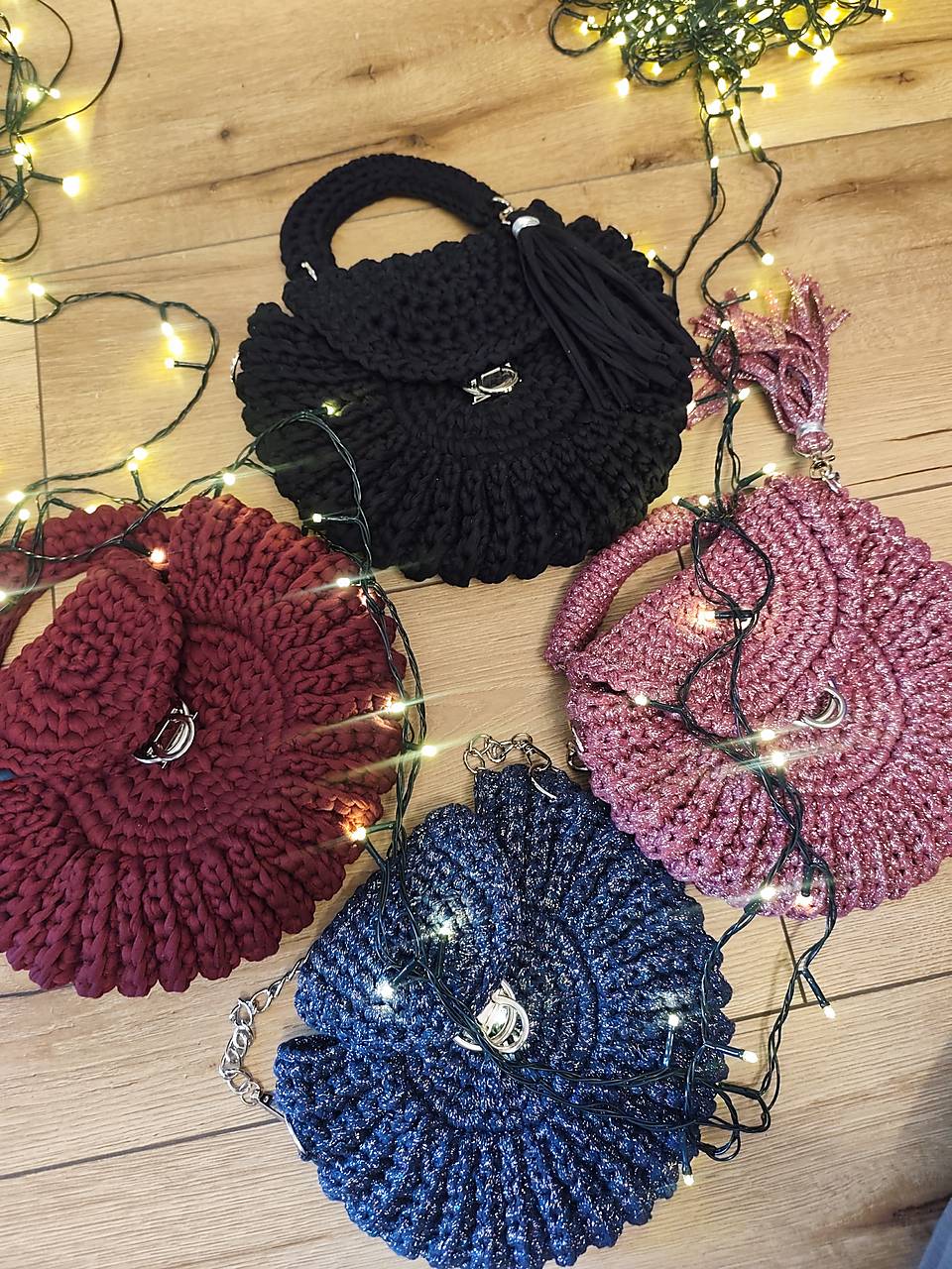 Háčkované kabelky OREO