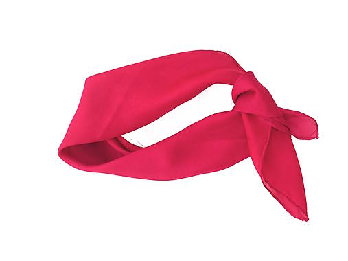 Šatky - "cold red" hodvábná šatka skladom - 18058236_