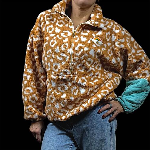 Dámská fleece -teddy mikina