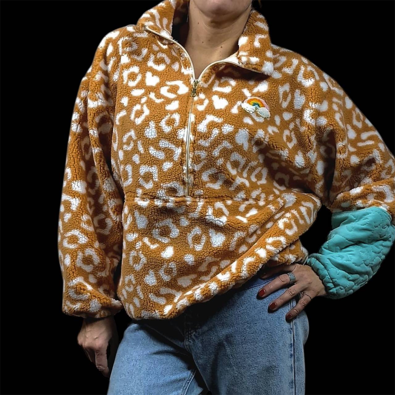 Dámská fleece -teddy mikina