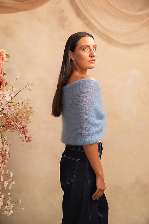 Mohérový pléd „Romantic Sky“