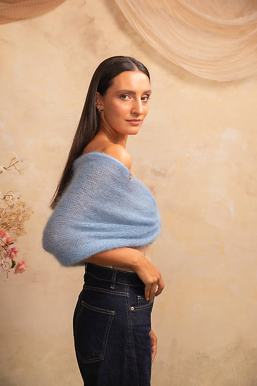 Mohérový pléd „Romantic Sky“